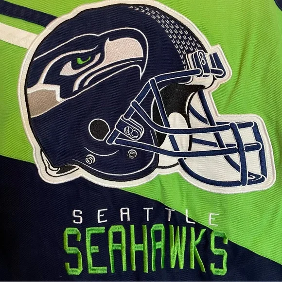 SOLD ON MERCARI NFL Seattle Seahawks Varsity Bomber Jacket - Picture 13 of 15